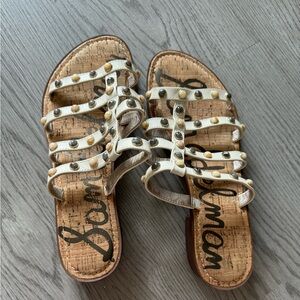 Sam Edelman size 8.5 block heel gladiator sandal